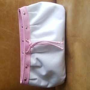 Rare Yves Saint Laurent YSL vintage cosmetic travel clutch bag studded